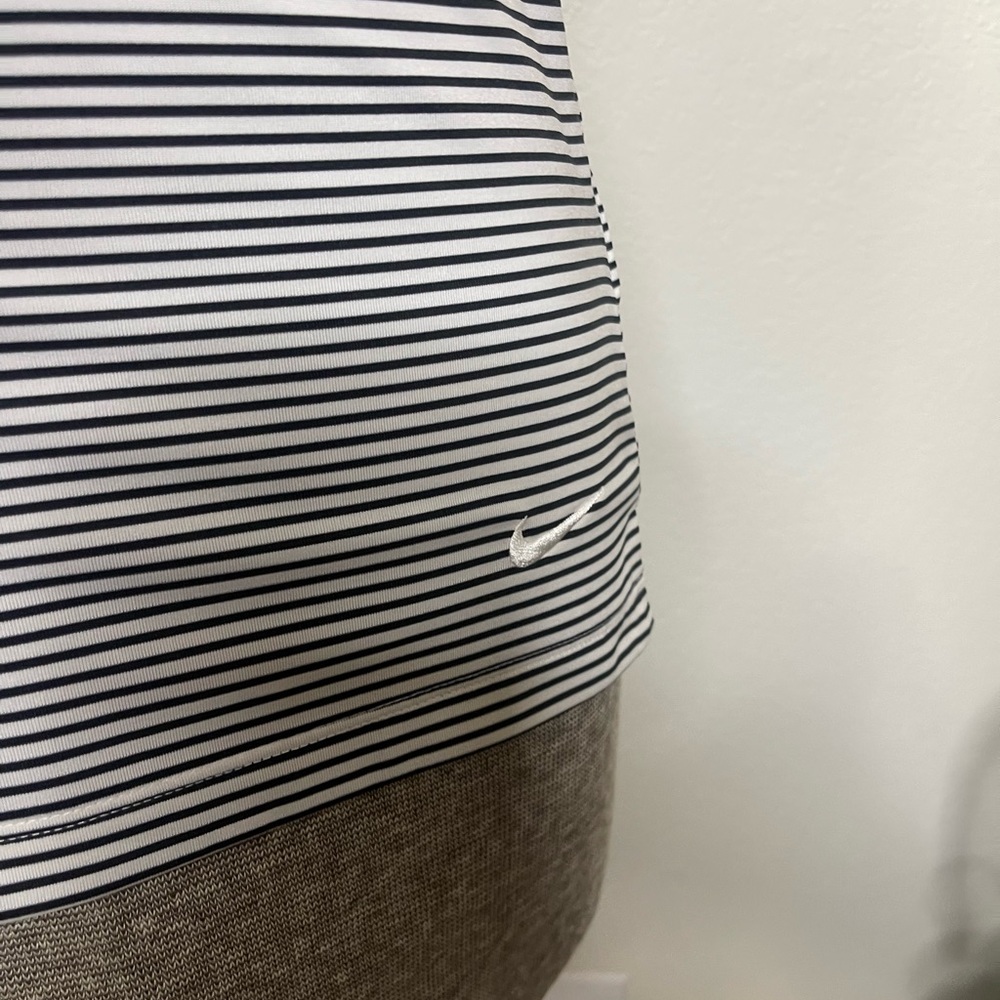 Nike Black and White Polo Tank Top - Picture 3 of 8